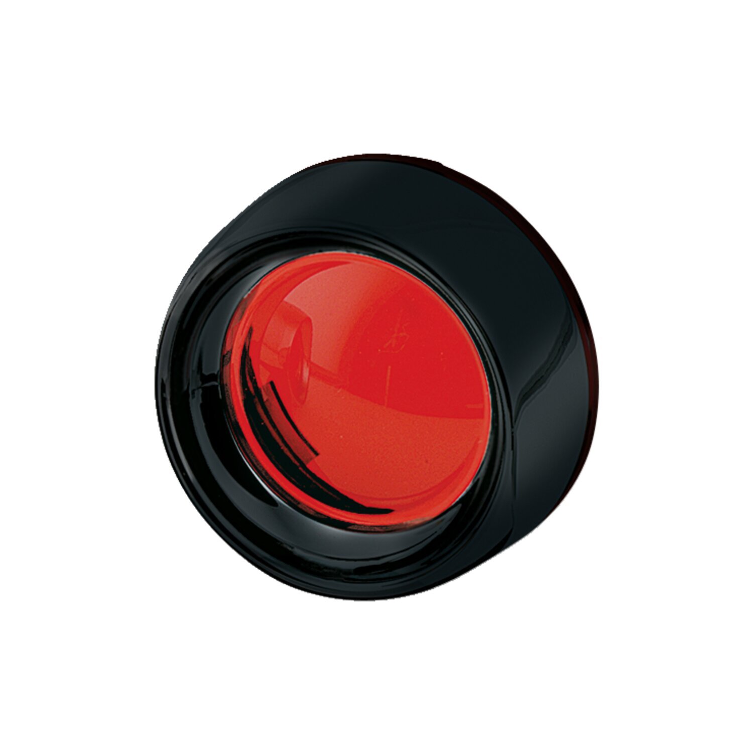 Kuryakyn, Turn signal recessed trim rings & lens kit, Black