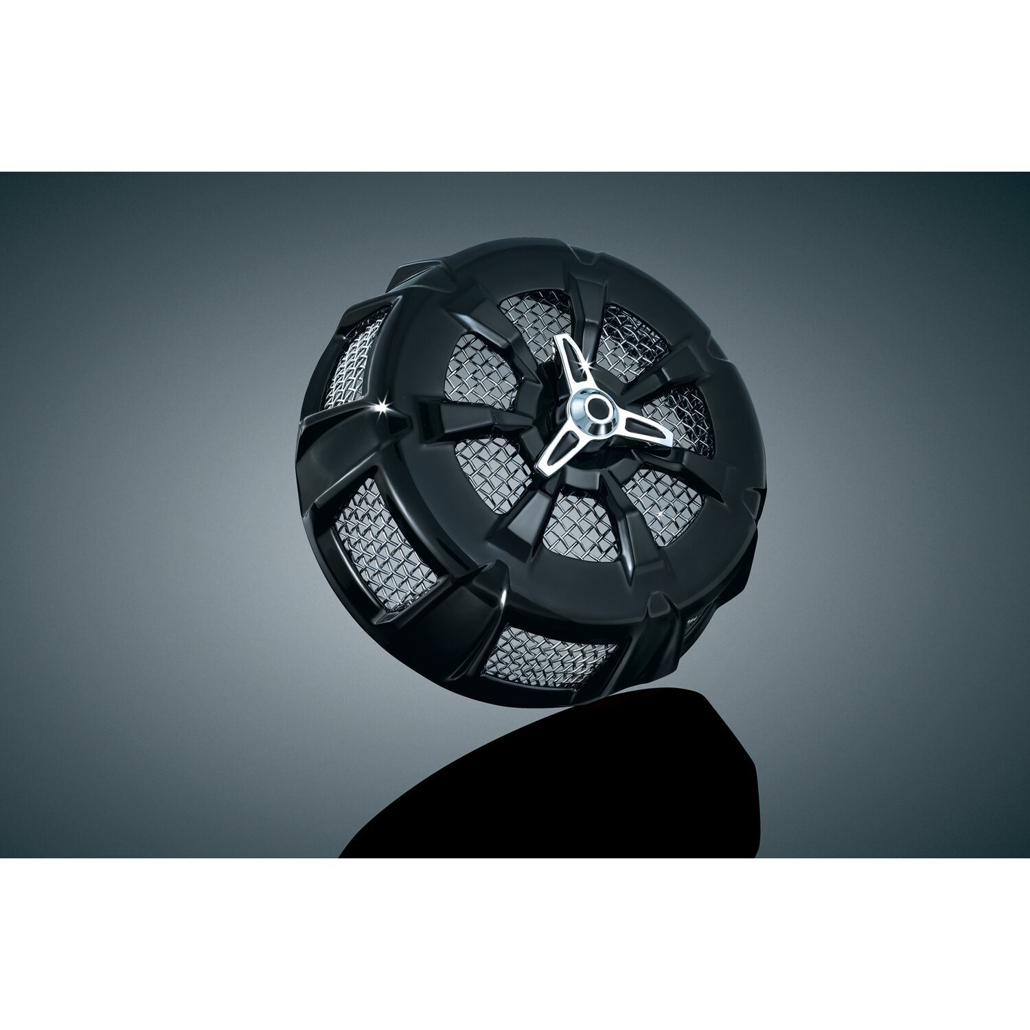 Kuryakyn, Alley Cat air cleaner cover, Black