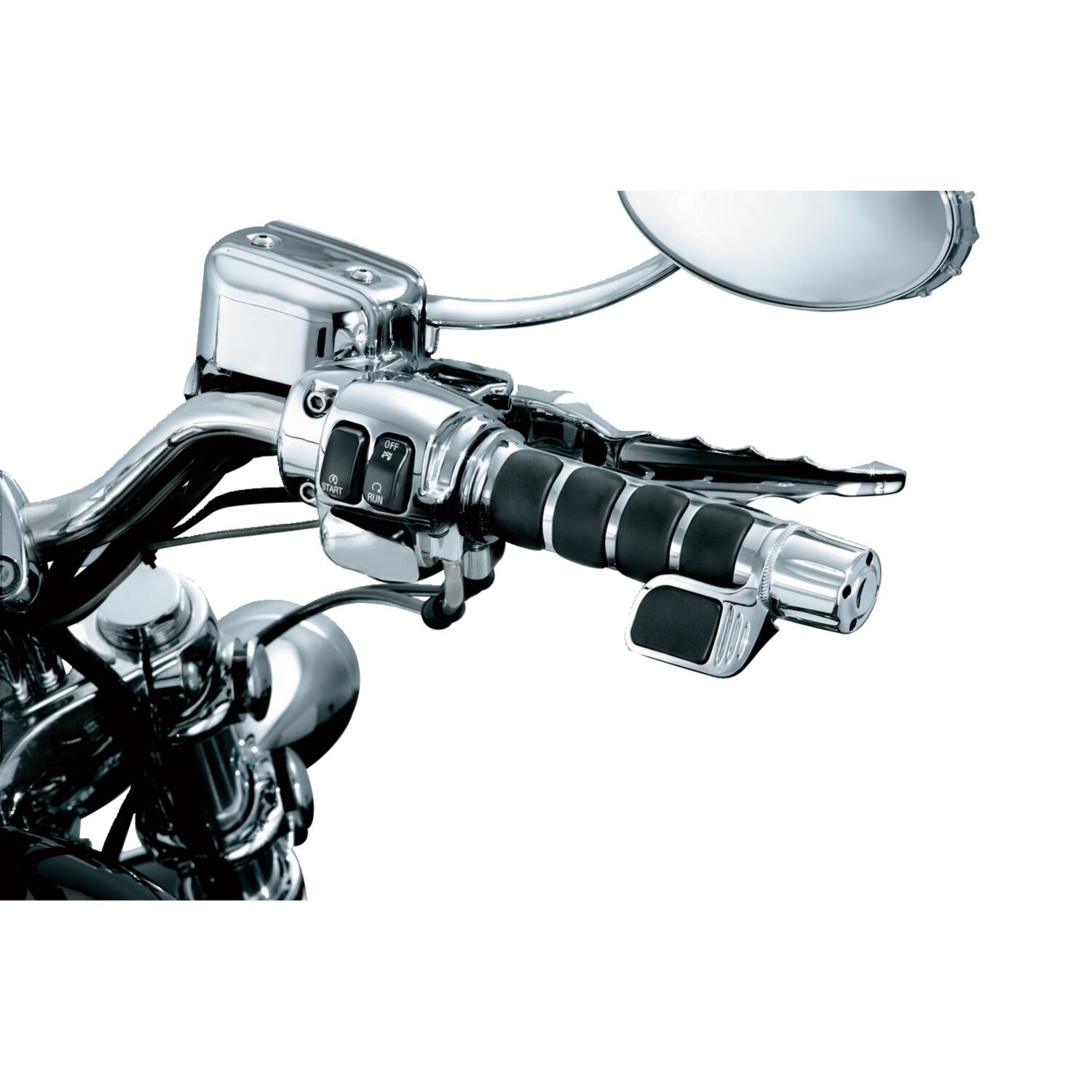 Kuryakyn, Premium ISO-grips, Chrome