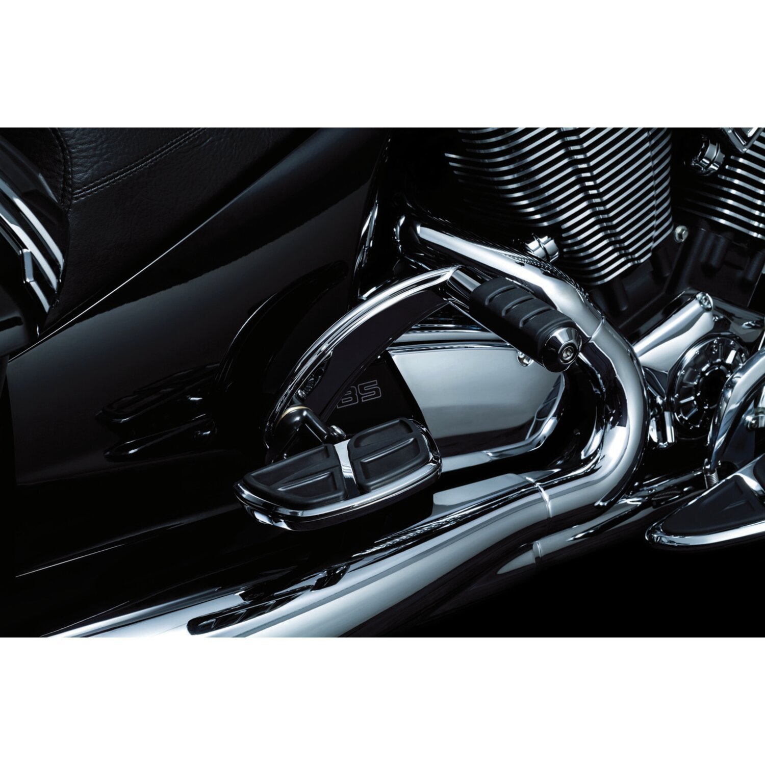 Kuryakyn, Kinetic mini floorboard set, Chrome