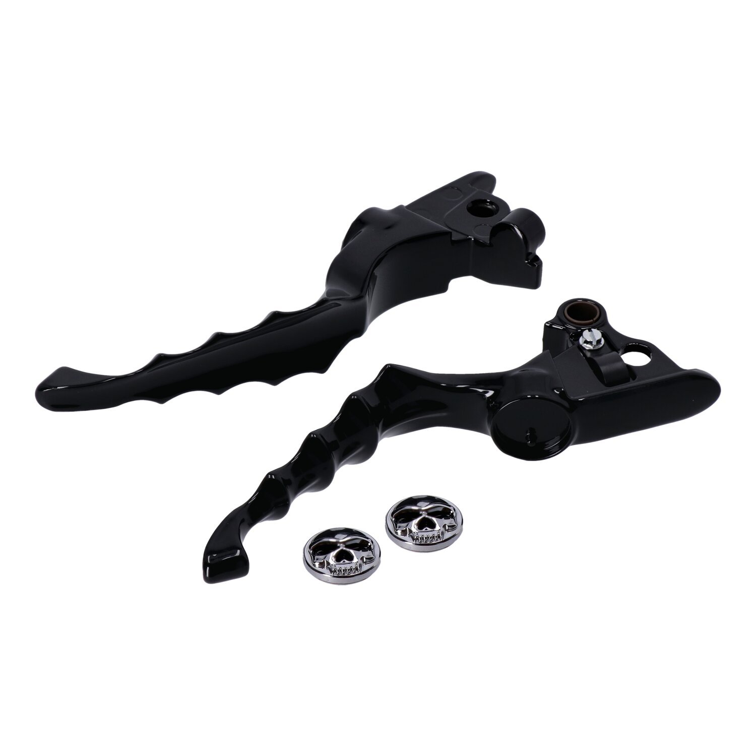 Kuryakyn, Zombie levers, Black, Gloss