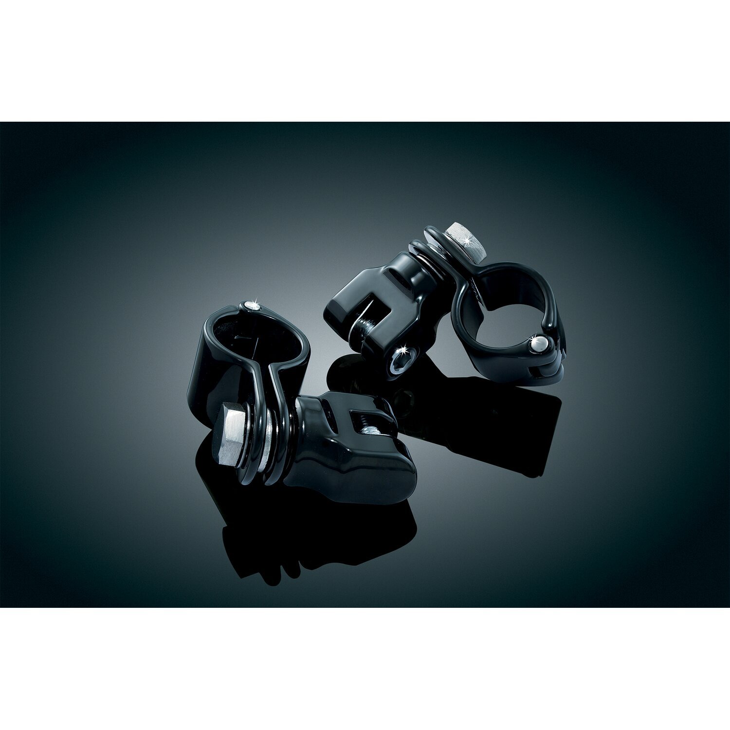 Kuryakyn, Magnum cruise peg mounts 1-1/4" (32mm, Black