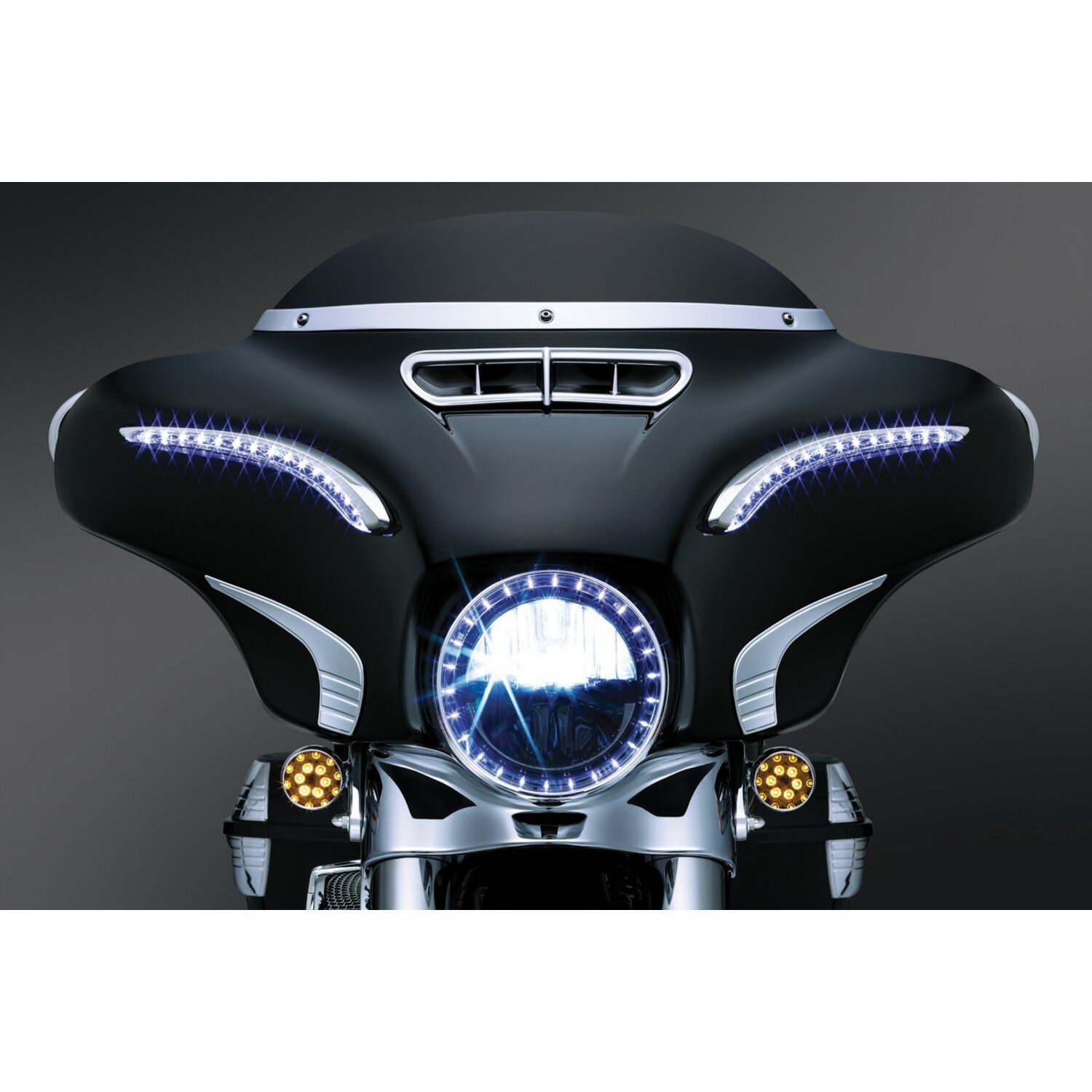 Kuryakyn, Smooth windshield trim, Chrome