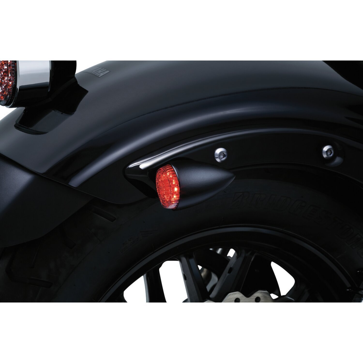Kuryakyn, Torpedo LED run-turn-brake combo, Black, Gloss
