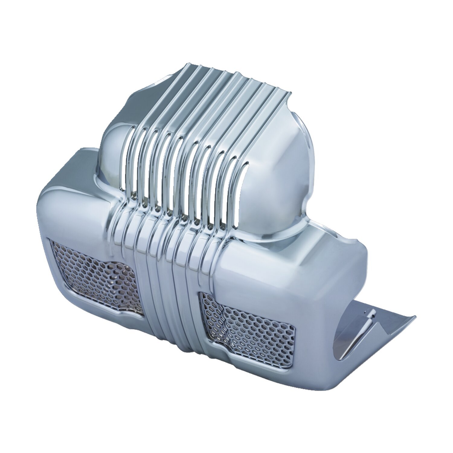 Kuryakyn, Water pump/voltage regulator cover chrome, Silver