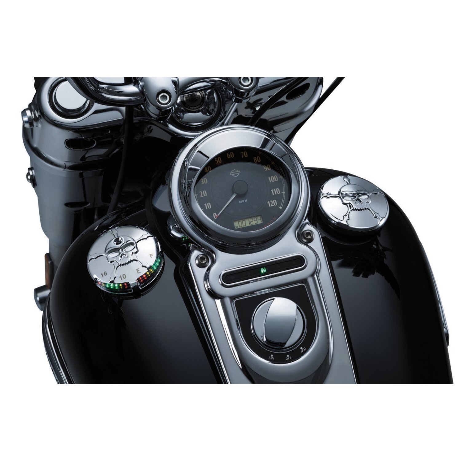 Kuryakyn, Zombie gas cap, Chrome
