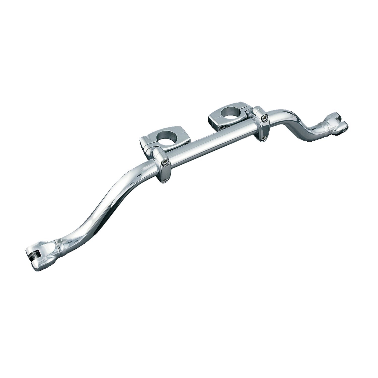 Kuryakyn, Adjustable Mustache bar, Black, Chrome