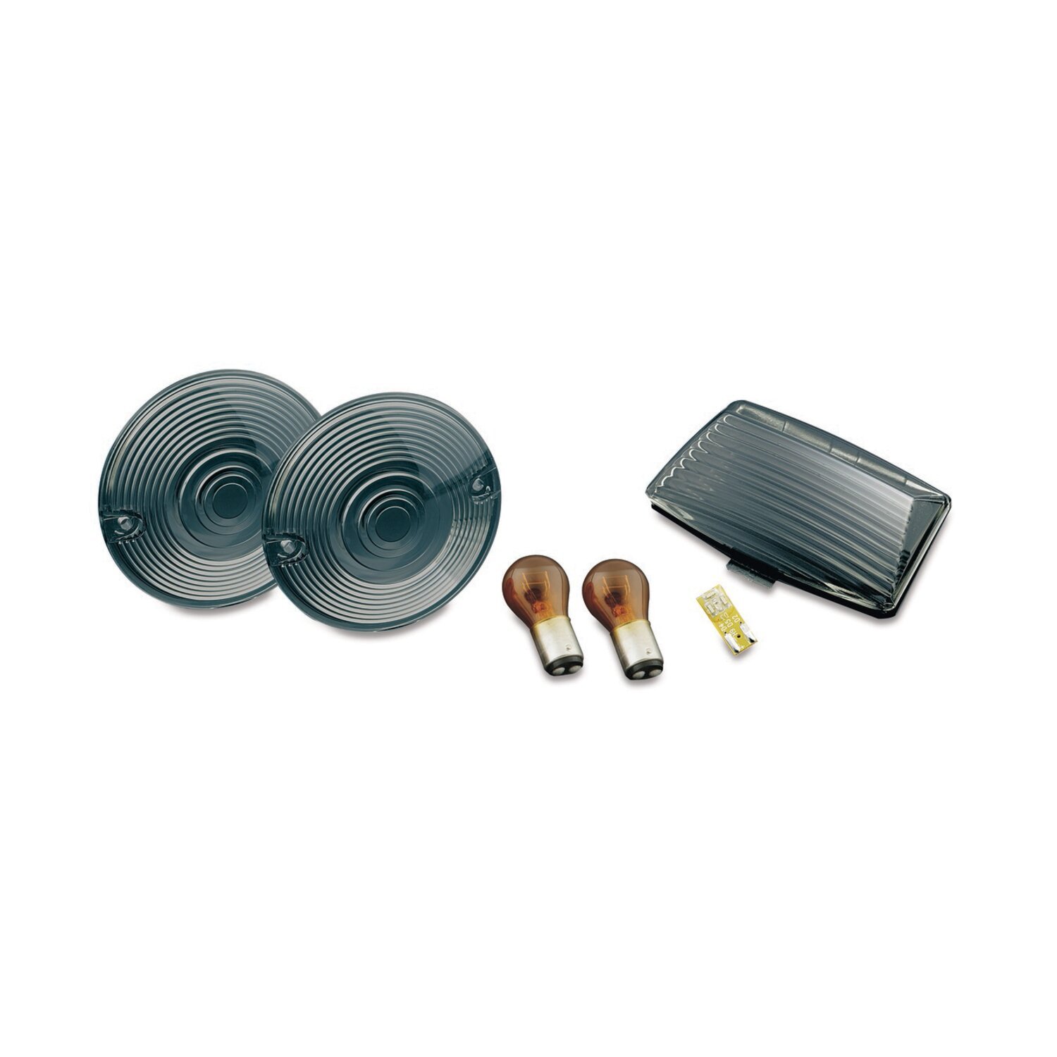 Kuryakyn, Turn signal & fender tip lens kit, Gray