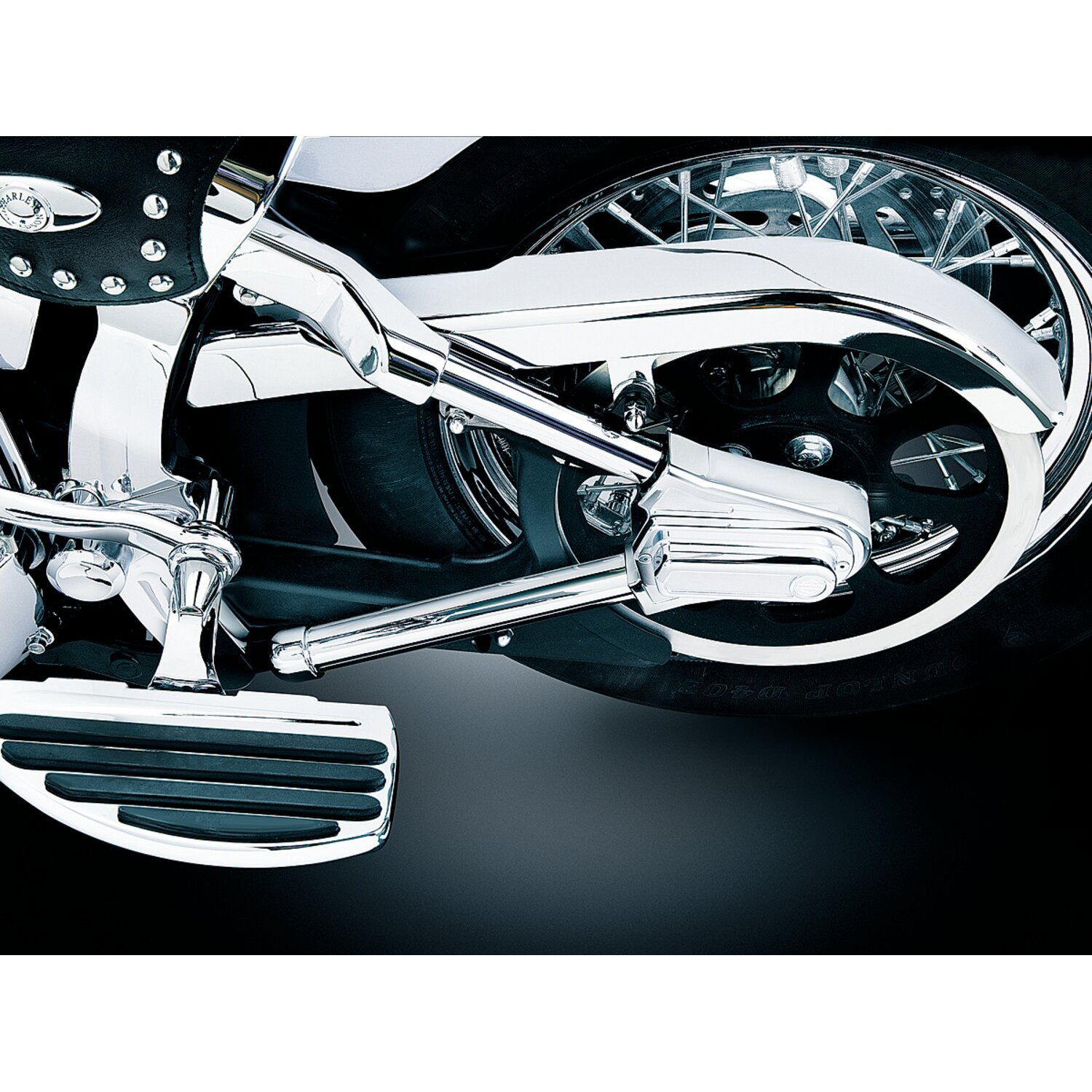 Kuryakyn, Swingarm cover set, Chrome