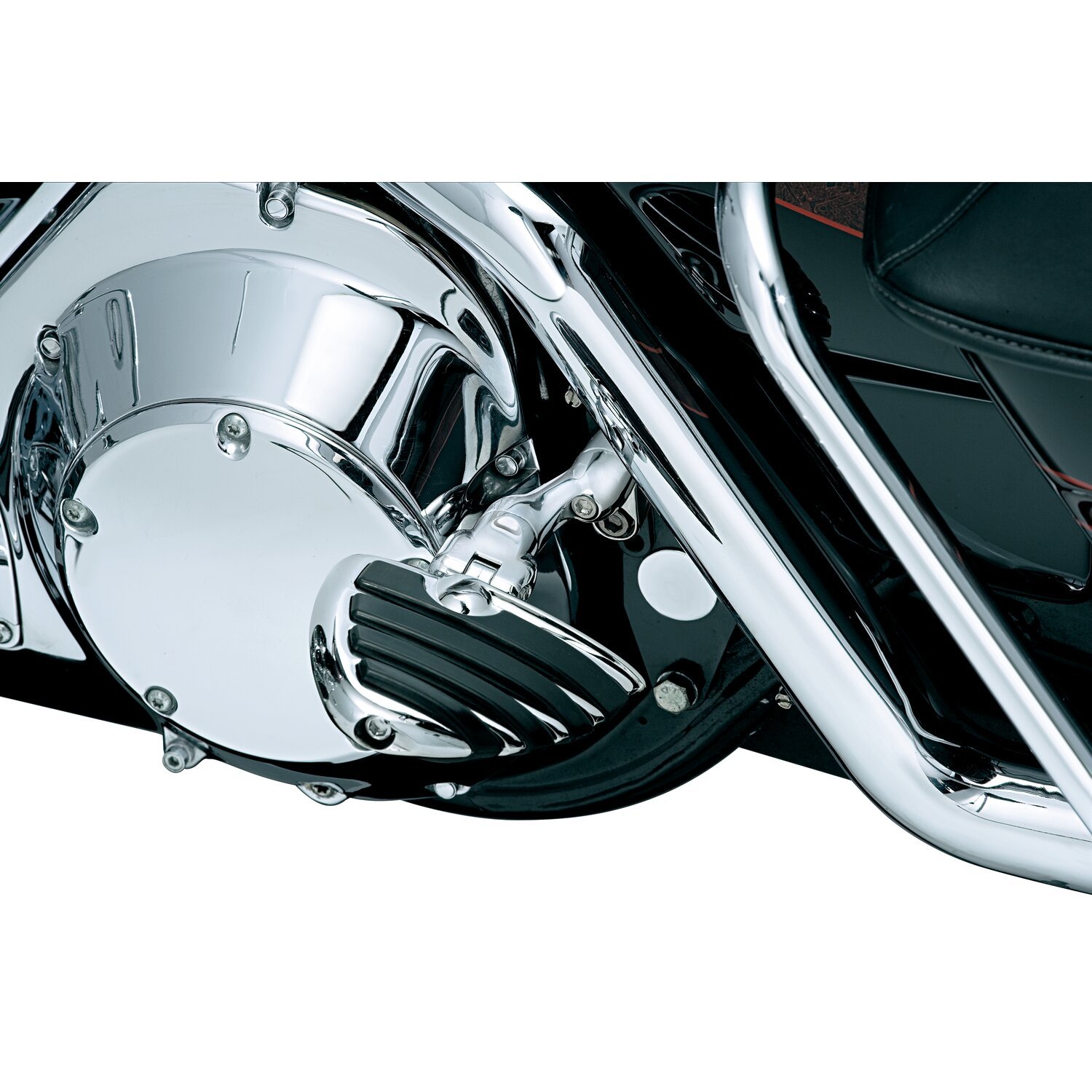 Kuryakyn, ISO-wing mini floorboards, Chrome