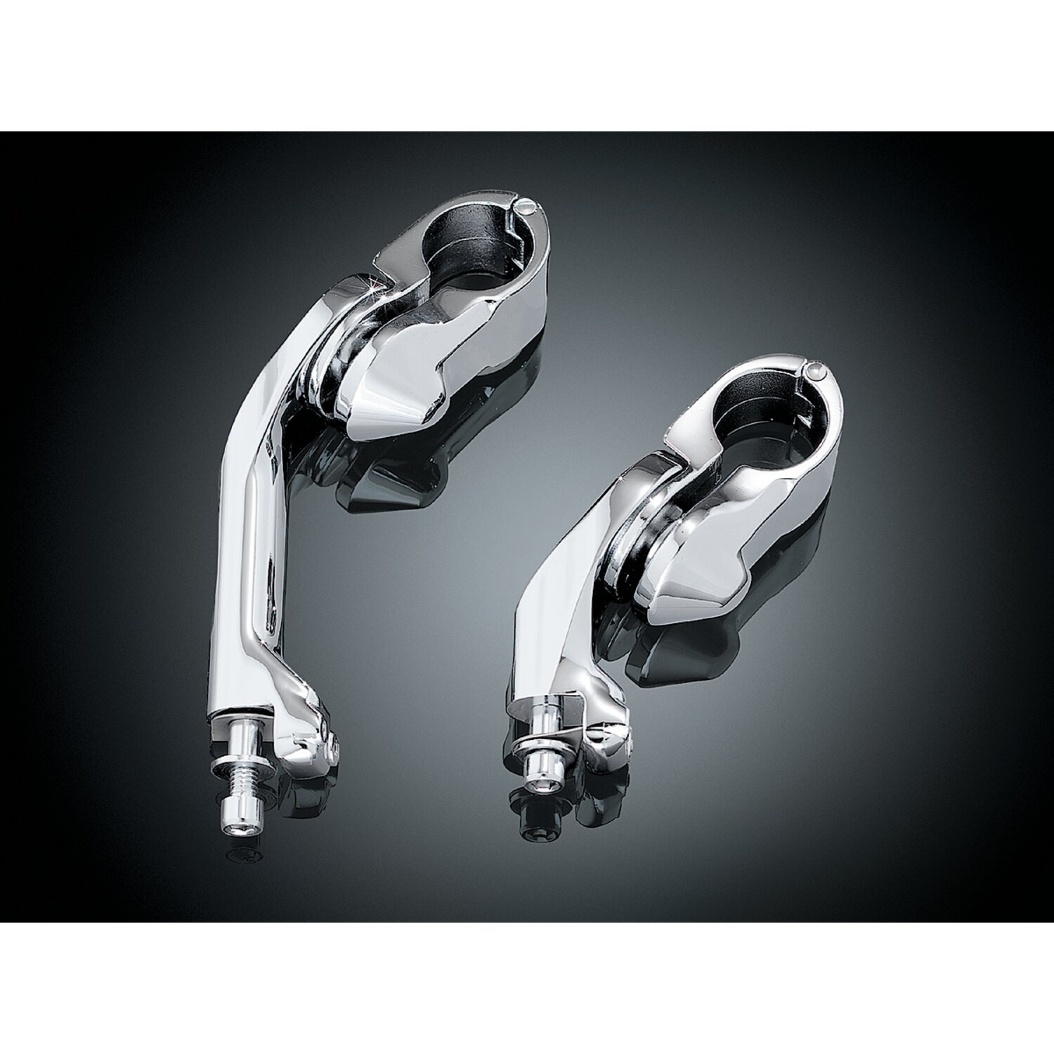 Kuryakyn, Tour-tech cruise peg mounts. short, Chrome