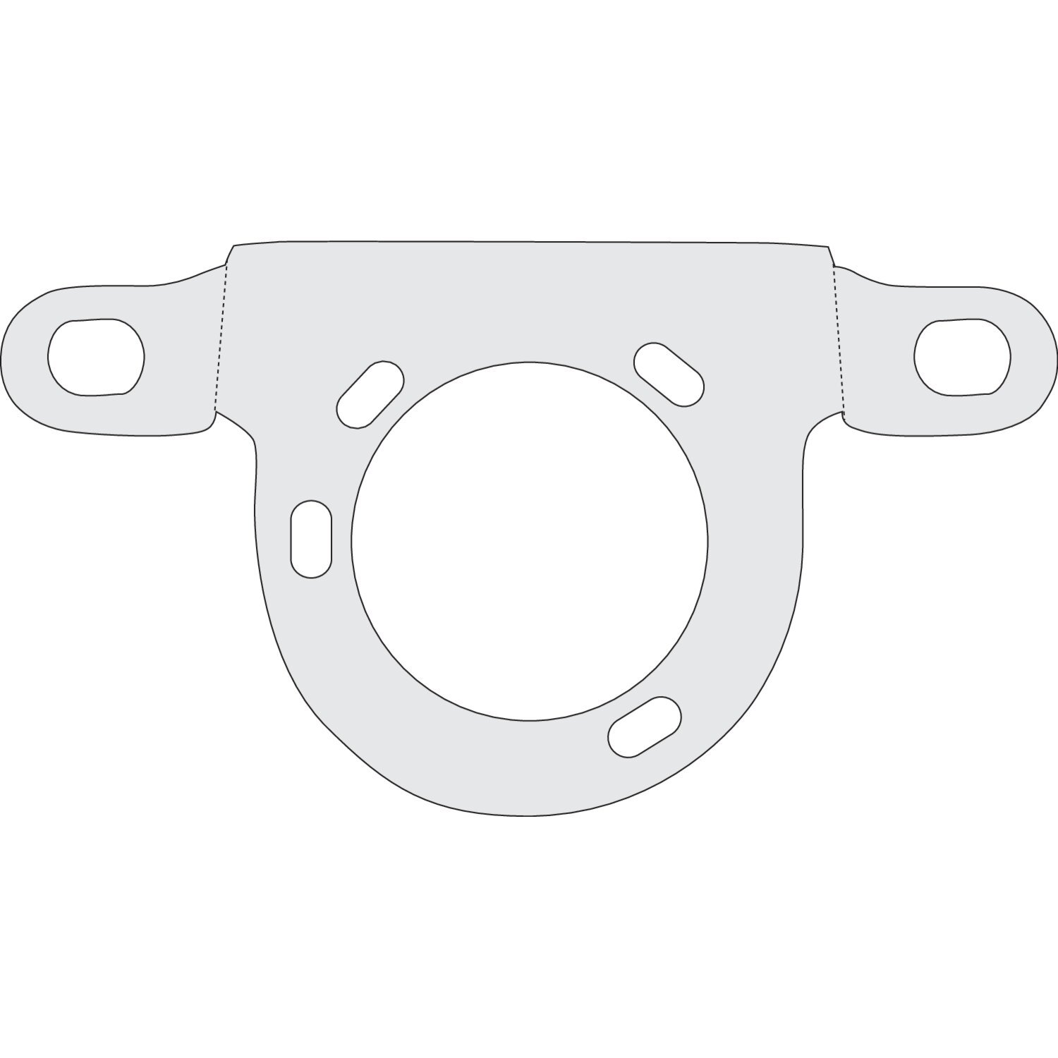 Kuryakyn, Carburetor/throttle housing support bracket. chr, Chrome