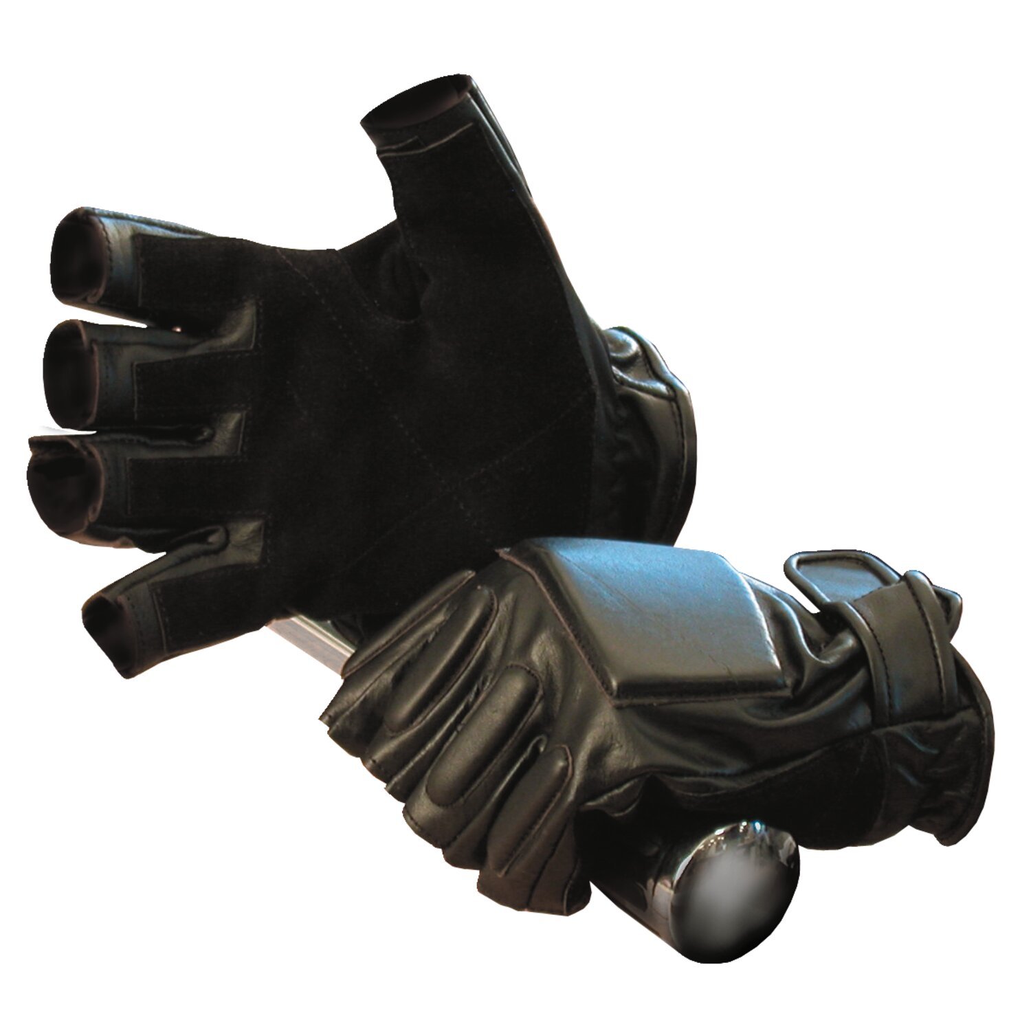 Army Surplus fingerless leather gloves
