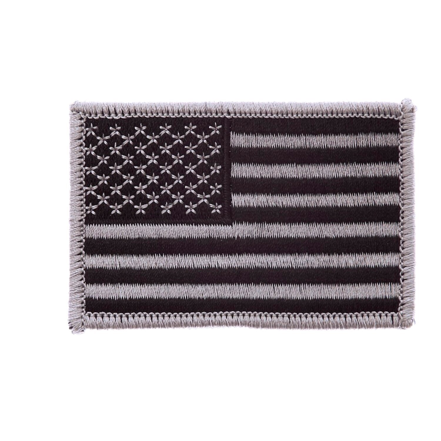 Patch flag USA silver