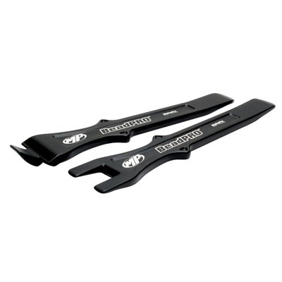 T6 aluminum; Black anodized; Set of two; 255 gram; 9.8" (25cm) over all length