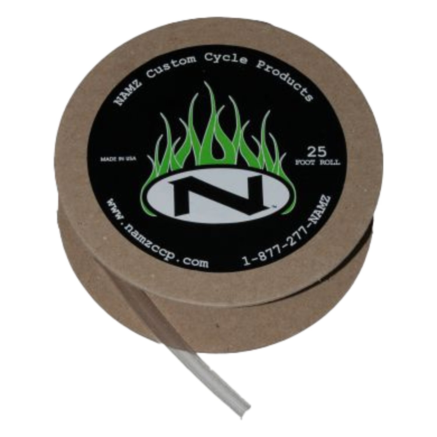 NAMZ, heat shrink tube. 25ft roll, 5/16" (7.94mm, Clear