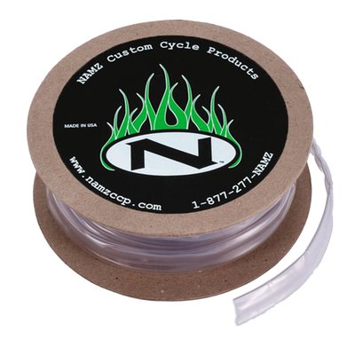 Heat shrink tubing manufactured from crystal clear PVC. Does not crack or turn yellow. Shrinks to 1/2 of its original size. Dimensions given are inside diameter. Sold on 25ft. roll, making it perfect for workshop use.