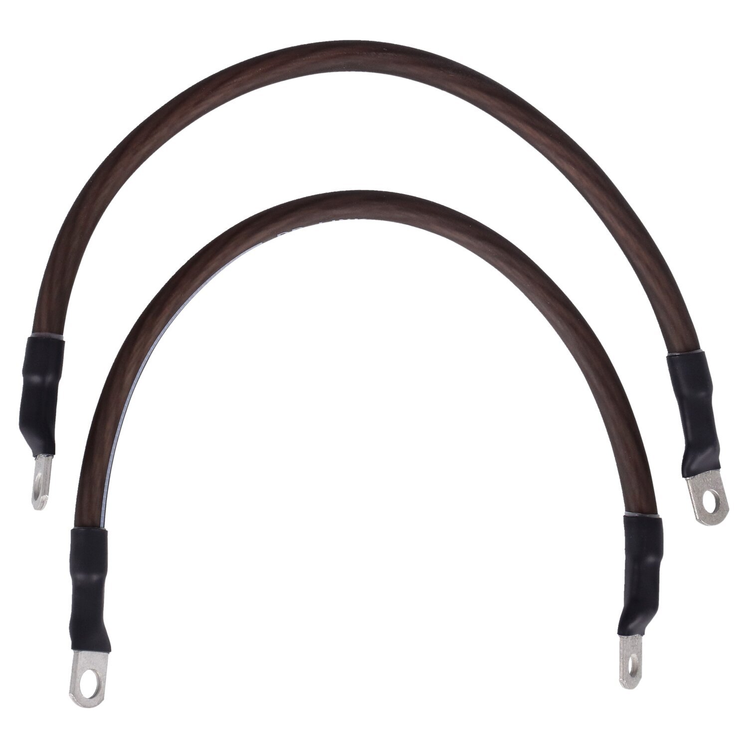 NAMZ, battery cable set. Black. 13 inch (33cm, storm grey black tracker