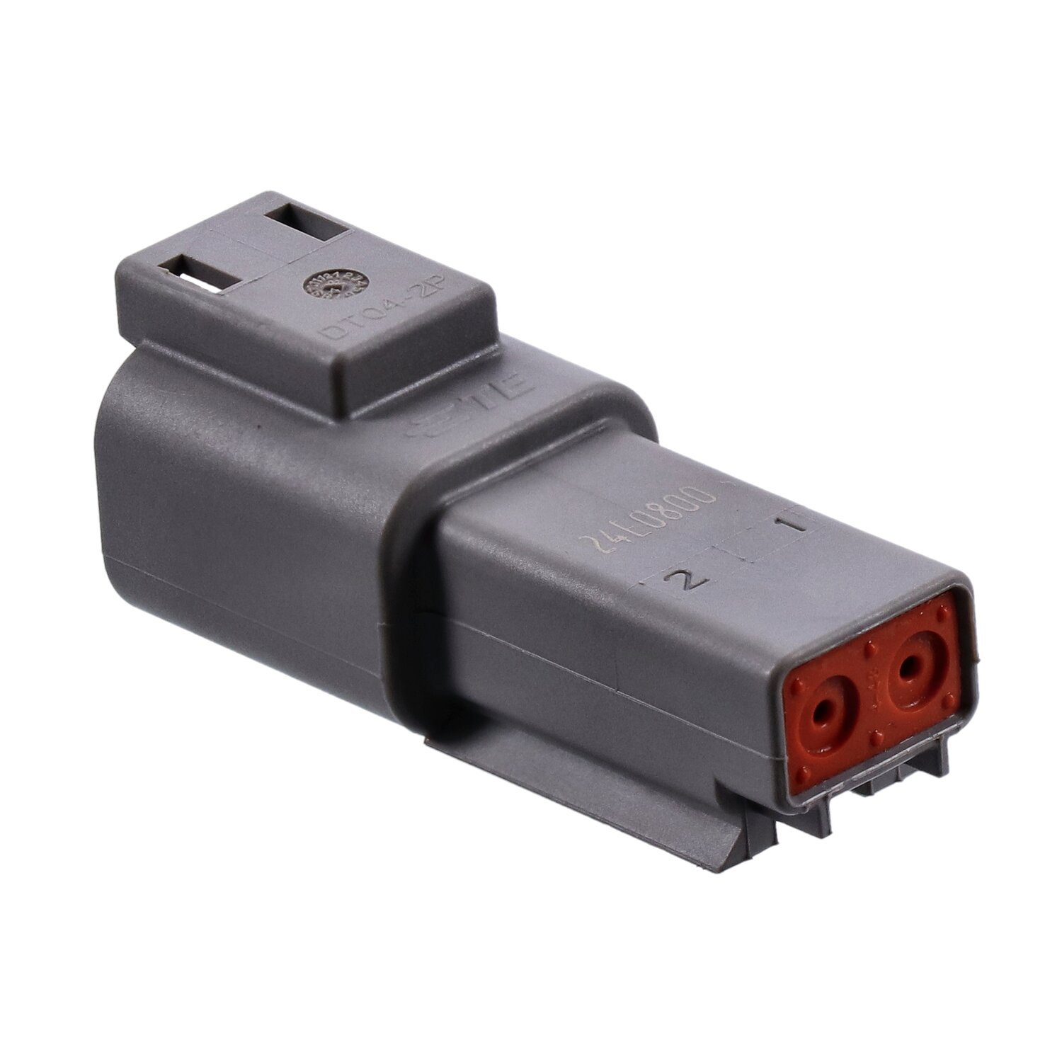 NAMZ, Deutsch DT connectors. Gray, receptacle, 2-pins
