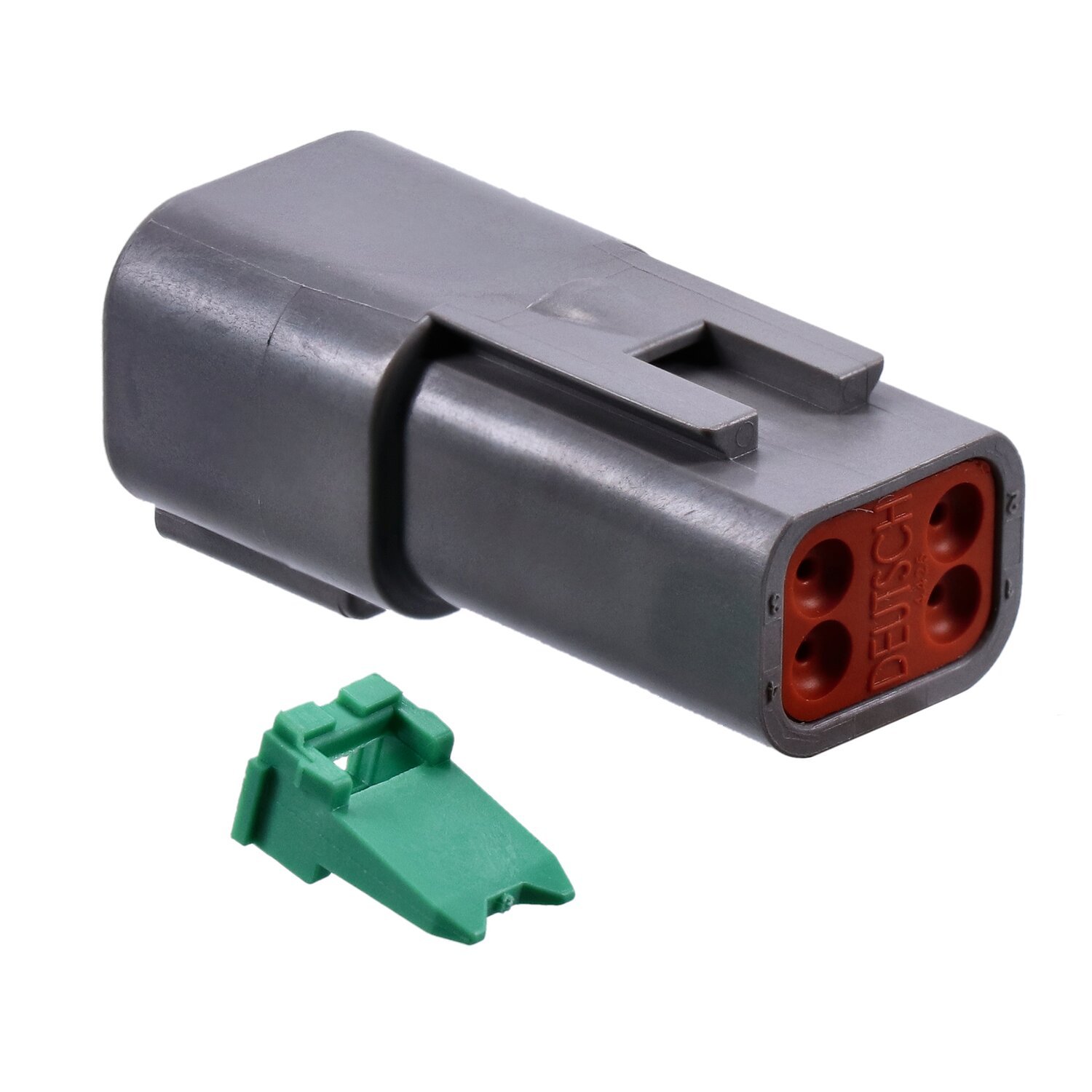 NAMZ, Deutsch connectors. Gray, receptacle, 4-pins
