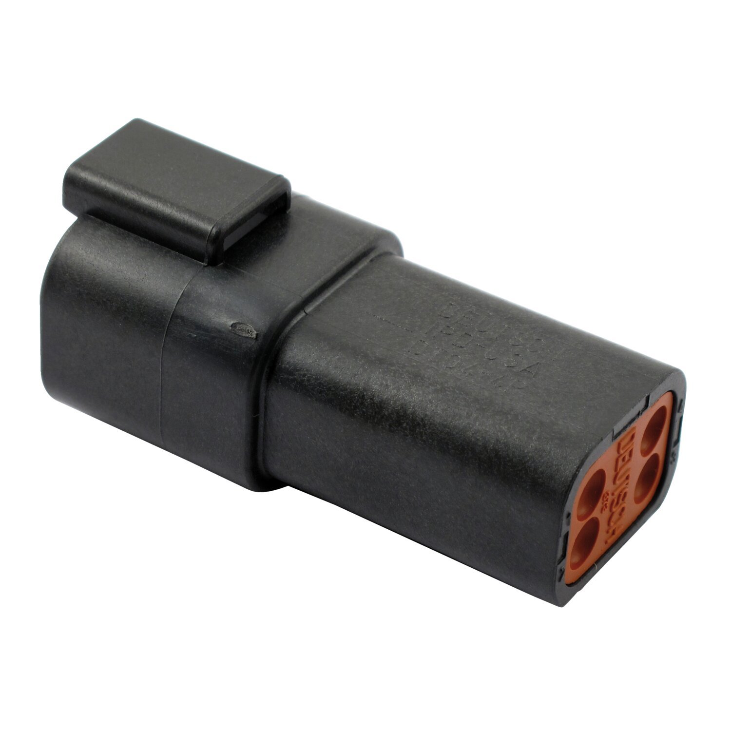 NAMZ, Deutsch connectors. Black, receptacle, 4-pins