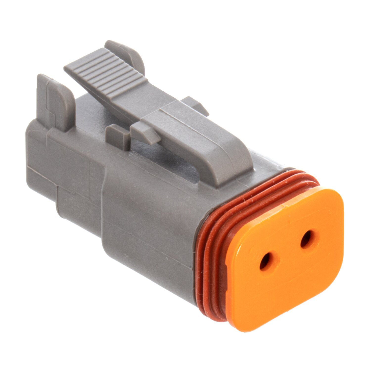 NAMZ, Deutsch DT connectors. Gray, plug housing, 2-pins