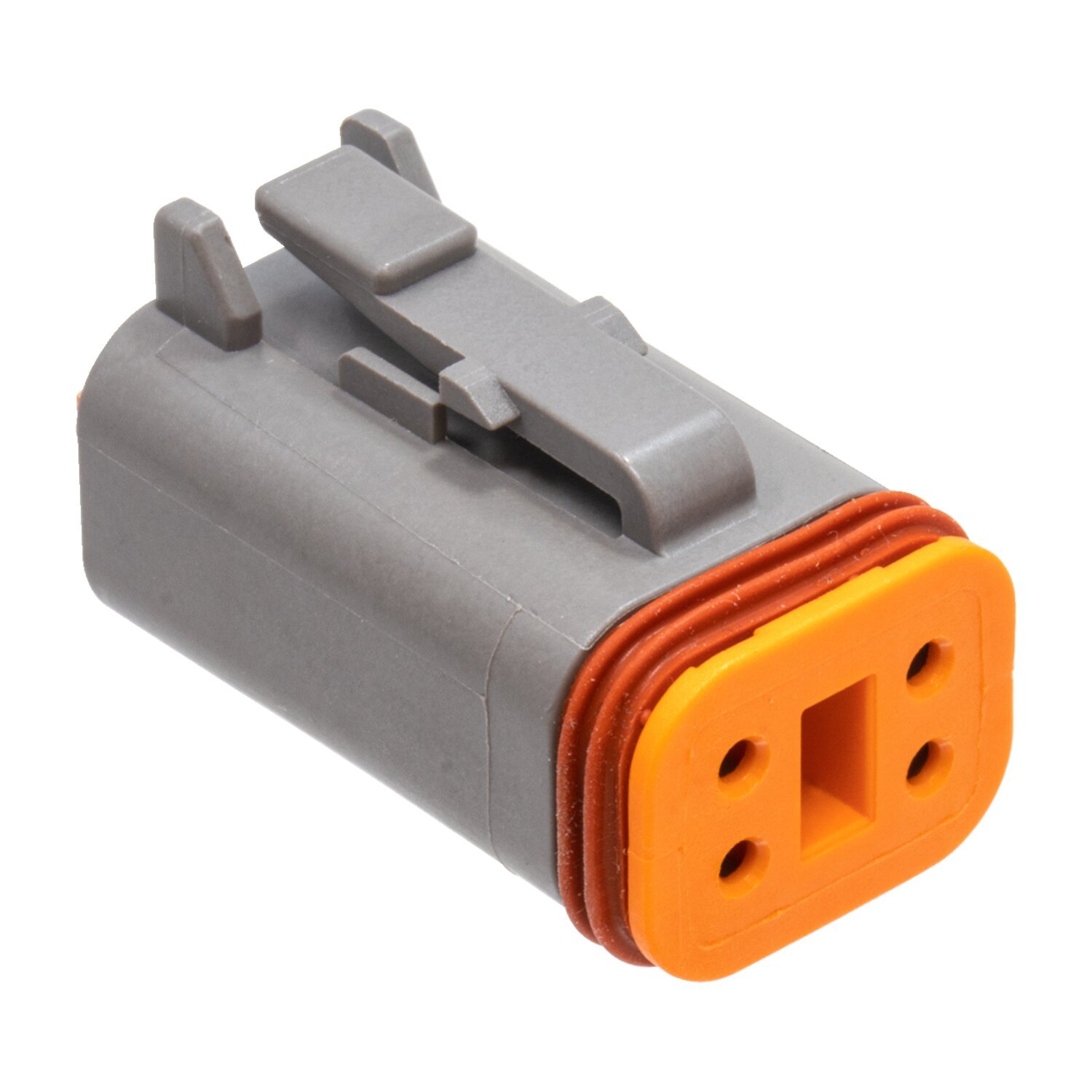 NAMZ, Deutsch DT connectors. Gray, plug housing, 4-pins