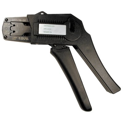 Used to crimp stamped Deutsch terminal pins of Deutsch DT and DTM series connectors only.