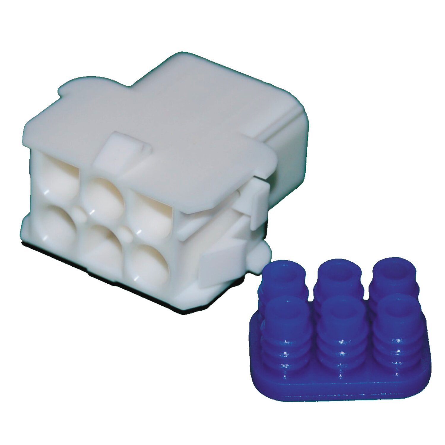 NAMZ, AMP connector. receptacle, 6-pins