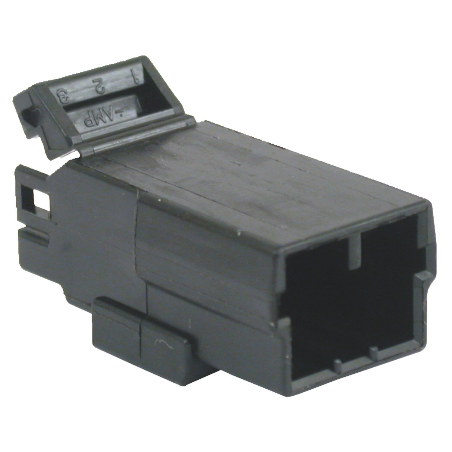 NAMZ, AMP Multilock connector. Black, receptacle, 3-pins
