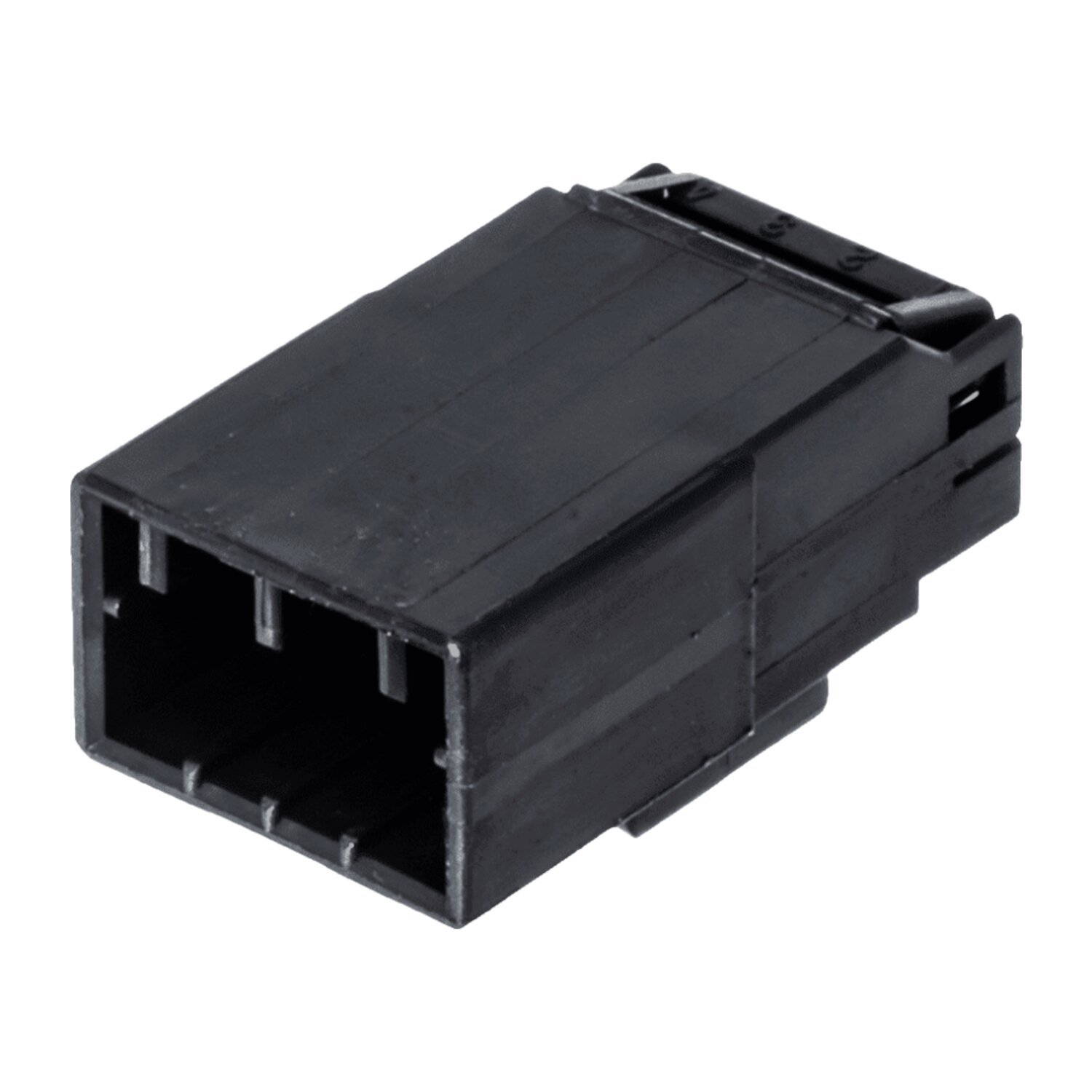 NAMZ, AMP Multilock connector. Black, receptacle, 4-pins