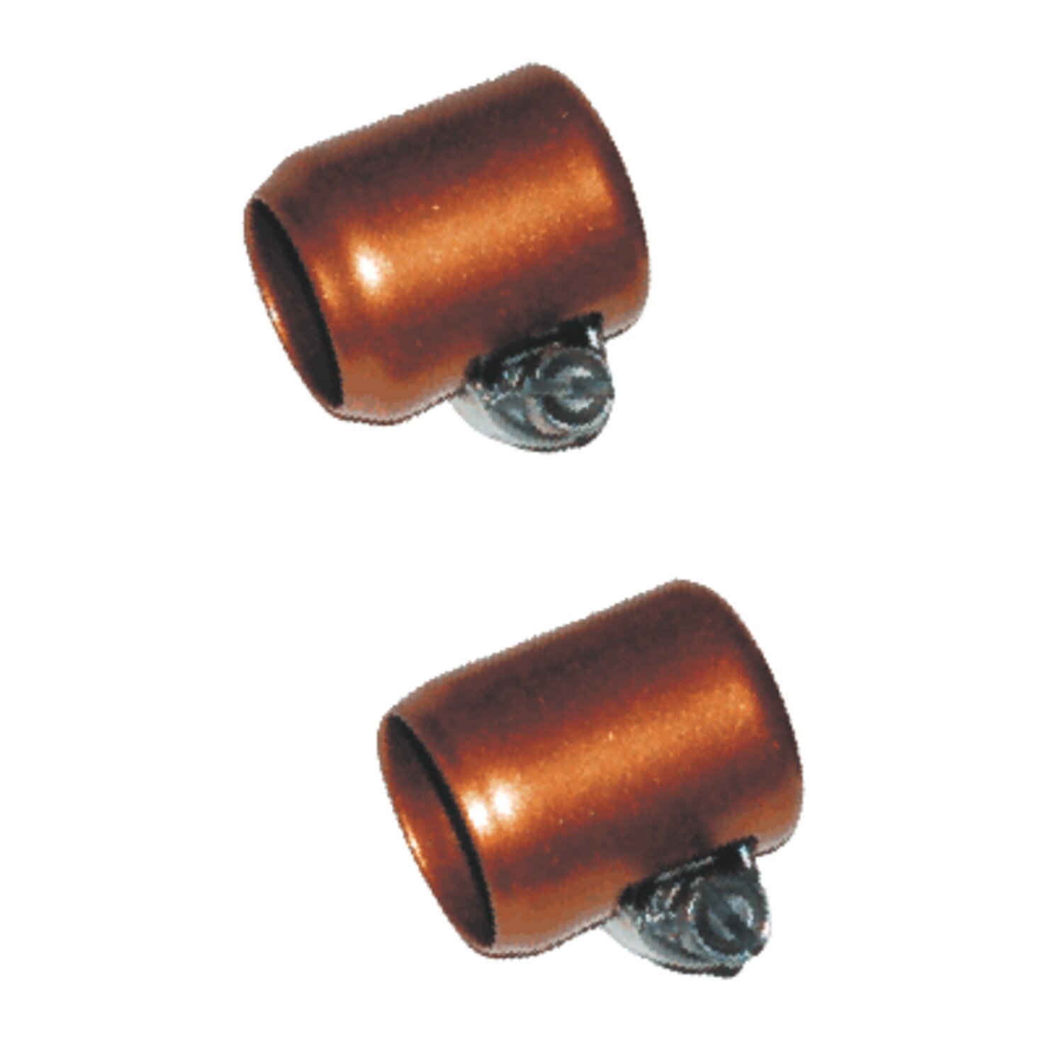 NAMZ, oil line hose clamps. 1/4" to 5/16" ID. Copper