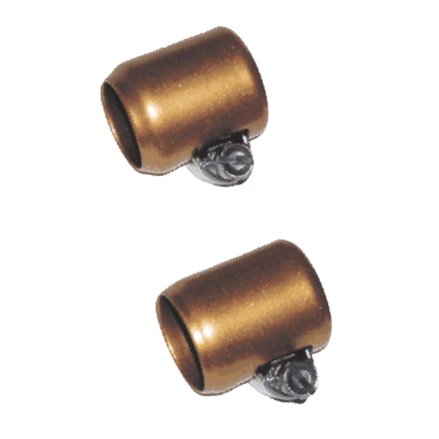 NAMZ, oil line hose clamps. 3/8" ID, Brass