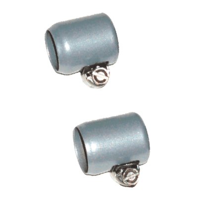 Extruded from brass and powder coated in a matte metallic finish.