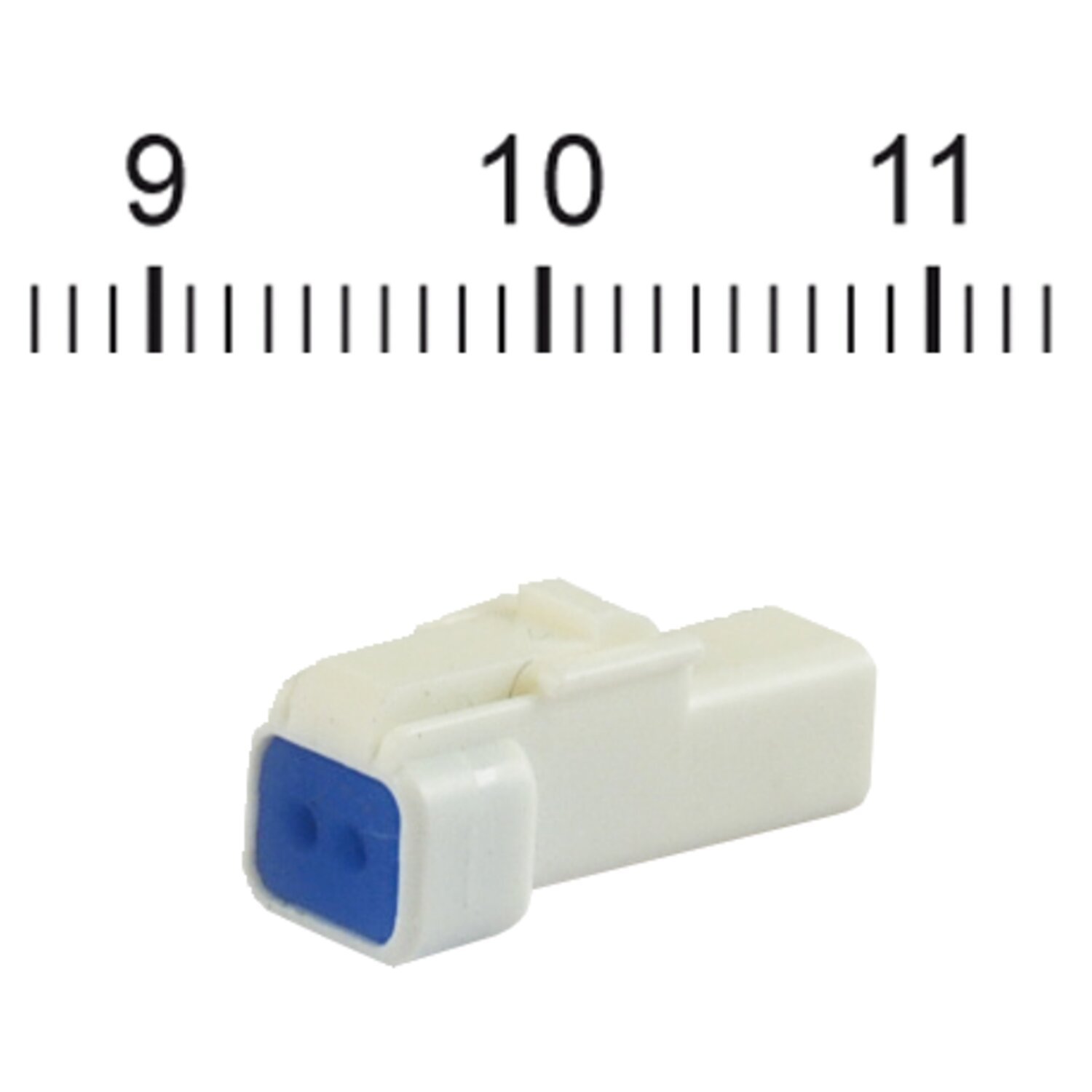 NAMZ, JST Mini connector. White, receptacle, 2-pin