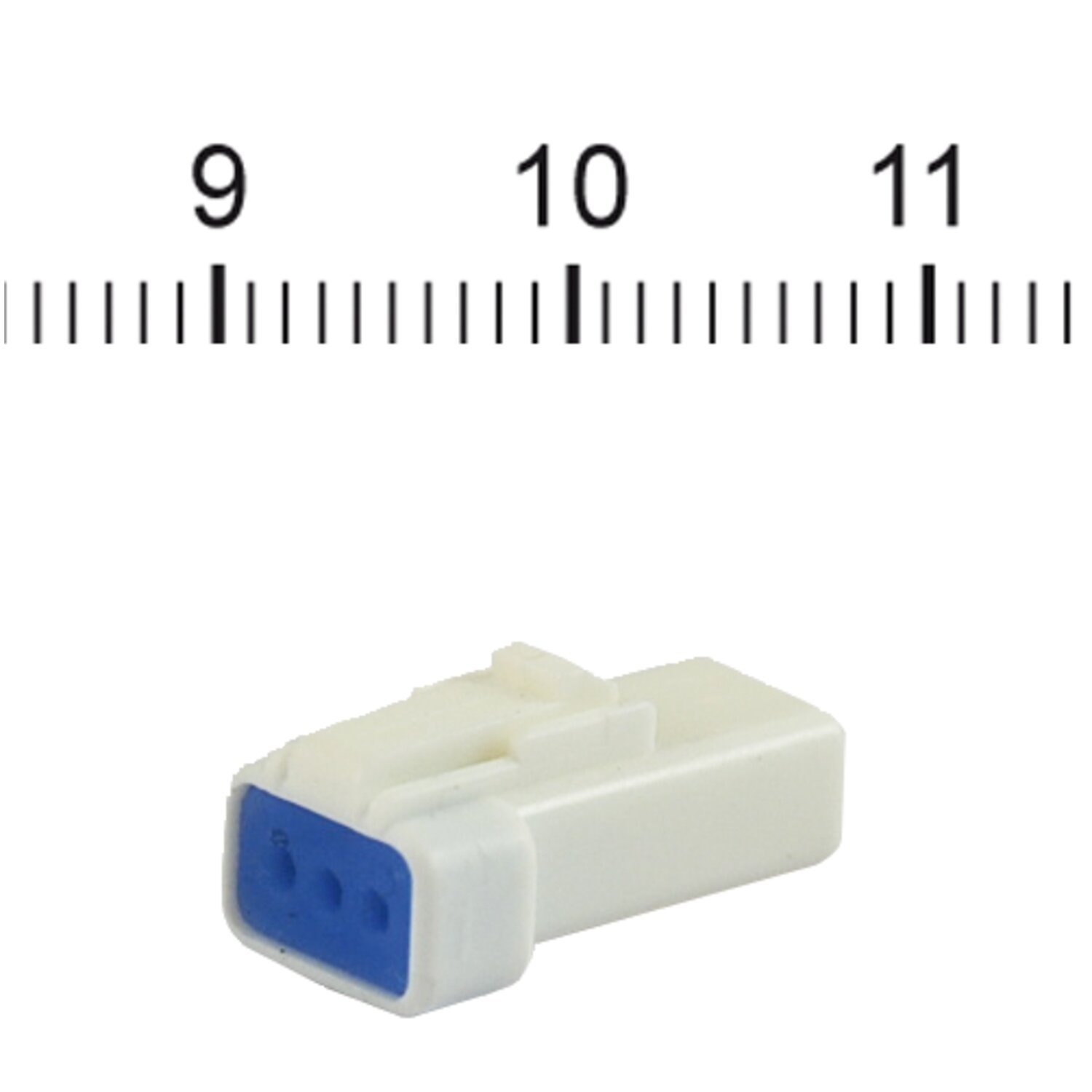 NAMZ, JST Mini connector. White, receptacle, 3-pin