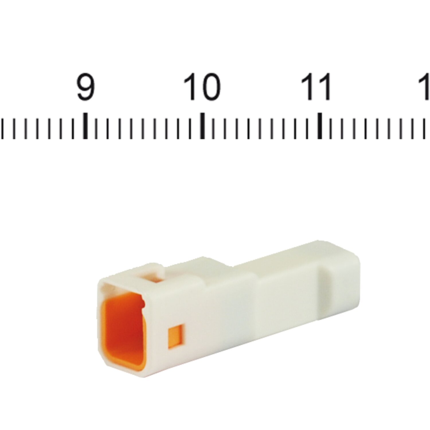 NAMZ, JST Mini connector. White, plug, 2-pin