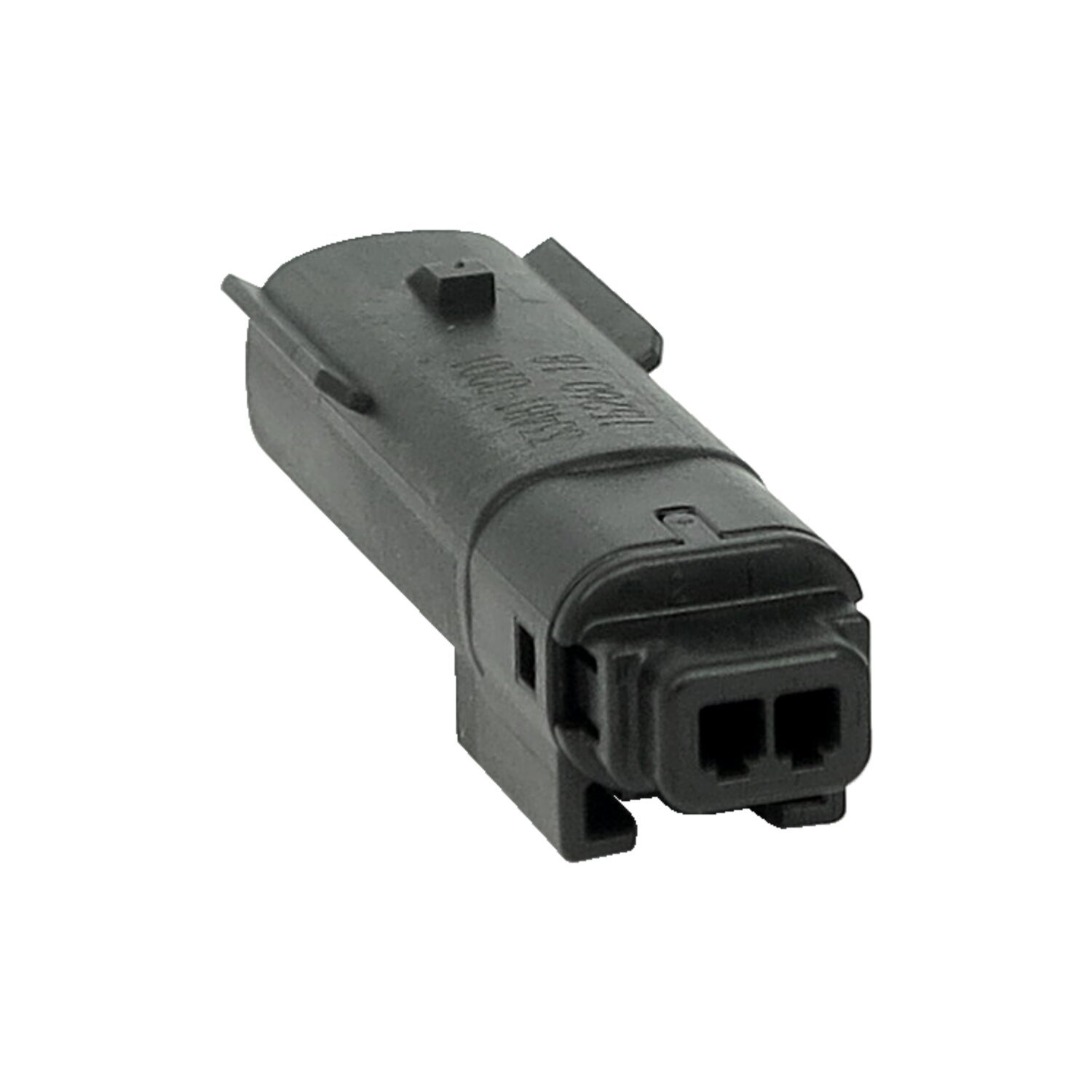 NAMZ, Molex MX-150 connector. Black, receptacle, 2-pin