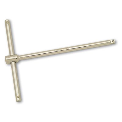 Chrome plated. 1/4" drive. Sliding T-handle to give maximum leverage when needed. Approx. 7" ( 17.8cm) long.