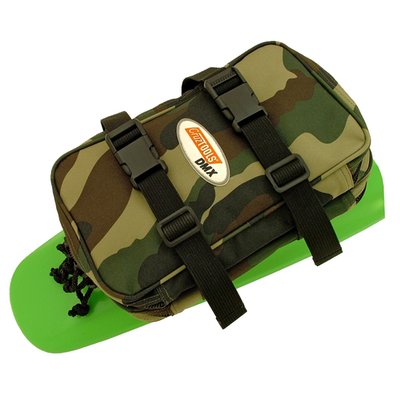 Metric sizes. Used to install onto the rear fender. The ultimate Off-Road kit. Comes with a long list of tools and a super tough 5040 denier nylon shell with topgrade hardware and zippers. Includes a unique cash, document pocket and key clip.