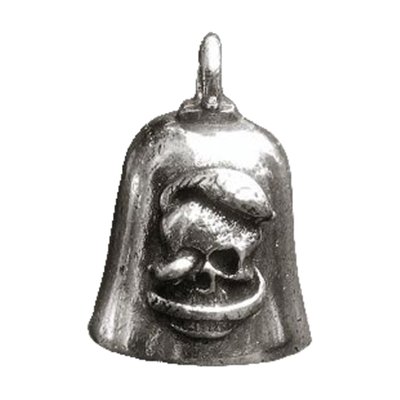 Legend has it that a small bell attached to your motorcycle, close to the ground, catches the Evil Road Spirits. The Little Gremlins live on your motorcycle causing all kinds of mechanical problems. The cavity of the bell attracts these Evil Spirits, but the constant ringing drives them insane and they lose their grip and fall to the ground. (Have you ever wondered where pot holes come from?) Choose your favorite one and scare off the little gremlins or give it to a rider as a gift and you double the protection. Comes with a story card, key ring, and zip tie to connect it to your bike.
