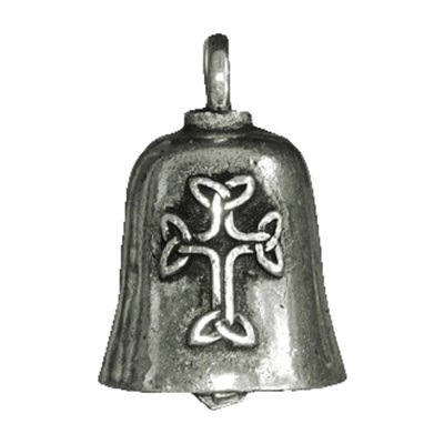 Legend has it that a small bell attached to your motorcycle, close to the ground, catches the Evil Road Spirits. The Little Gremlins live on your motorcycle causing all kinds of mechanical problems. The cavity of the bell attracts these Evil Spirits, but the constant ringing drives them insane and they lose their grip and fall to the ground. (Have you ever wondered where pot holes come from?) Choose your favorite one and scare off the little gremlins or give it to a rider as a gift and you double the protection. Comes with a story card, key ring, and zip tie to connect it to your bike.
