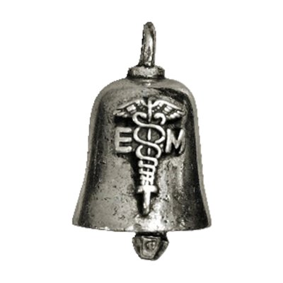 Legend has it that a small bell attached to your motorcycle, close to the ground, catches the Evil Road Spirits. The Little Gremlins live on your motorcycle causing all kinds of mechanical problems. The cavity of the bell attracts these Evil Spirits, but the constant ringing drives them insane and they lose their grip and fall to the ground. (Have you ever wondered where pot holes come from?) Choose your favorite one and scare off the little gremlins or give it to a rider as a gift and you double the protection. Comes with a story card, key ring, and zip tie to connect it to your bike.
