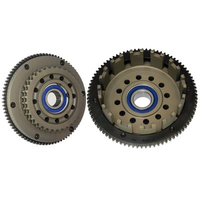 - For models with Screamin' Eagle Hydro Clutch 
- Stock 36 tooth primary chain drive sprocket 
- 84 tooth starter ring gear 
- 10 tooth pinion gear
- One-piece forged 7075 hard anodized aluminum 
- Hard anodized finish for durability and strength 
- Compatible Screamin' Eagle Hydro Clutch clutch components 
- Ready for street or track 
- Complete with clutch hub bearing and starter ring gear 
- See 552009 for replacement bearing clutch basket.