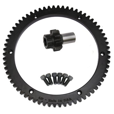 Stock replacement, incl. pinion gear & mounting bolts