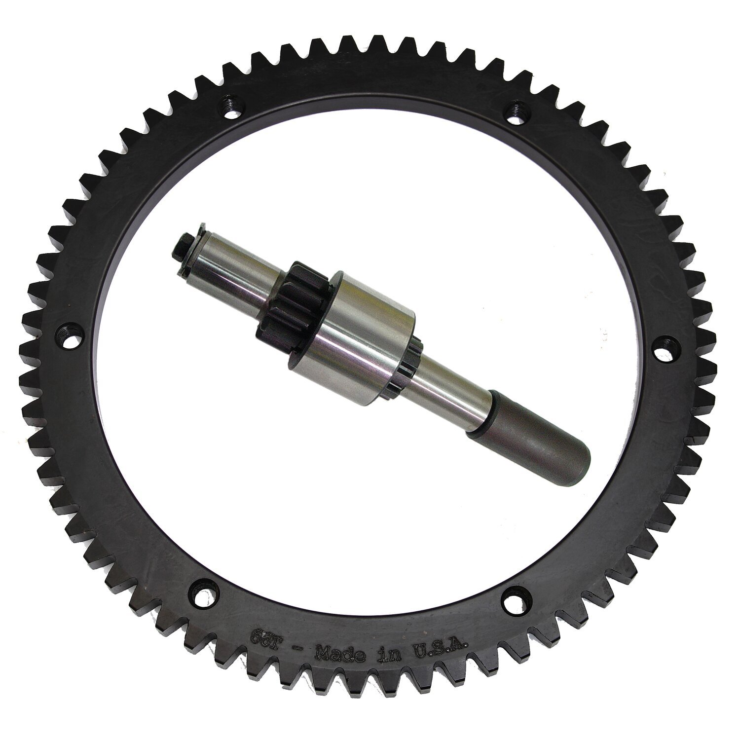 Starter ring gear & jackshaft kit, 66t