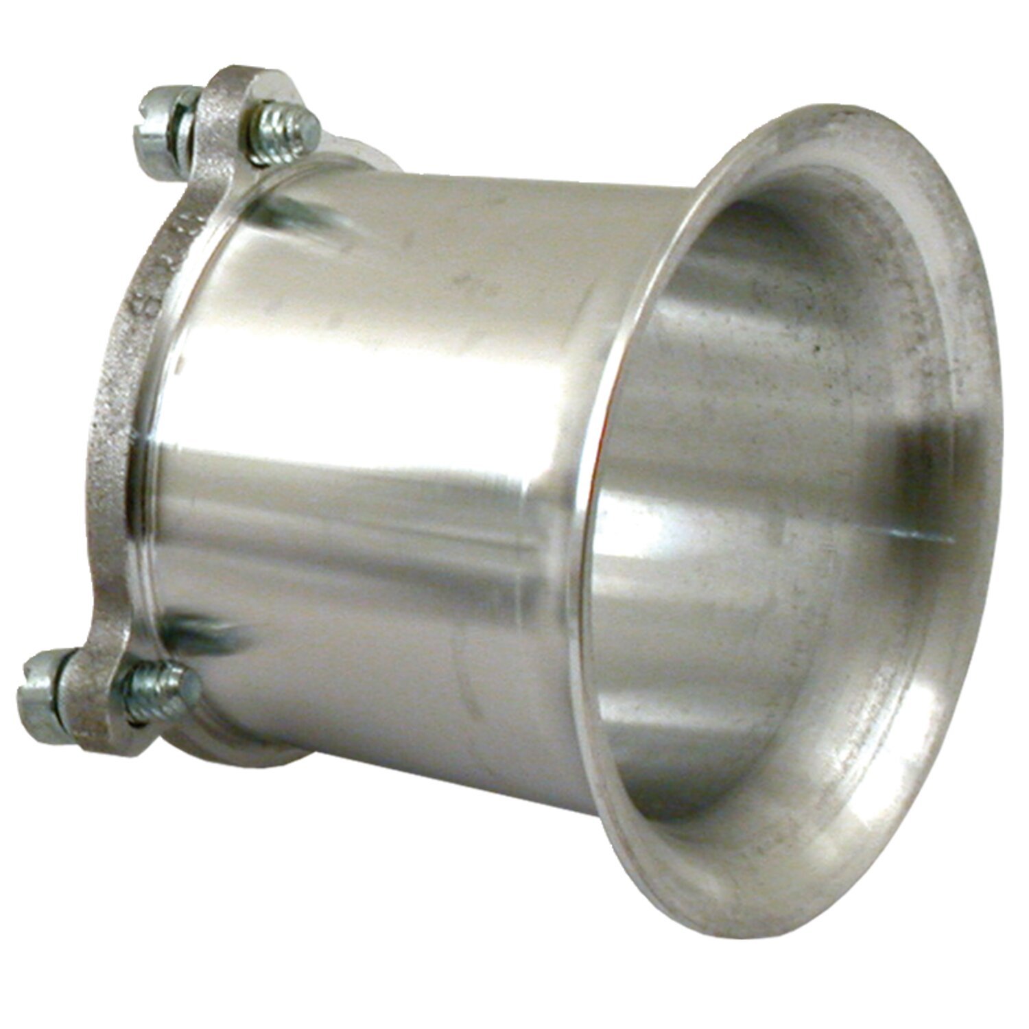 S&S, air horn, E/G carb. 2-1/2" long, Silver, Polished