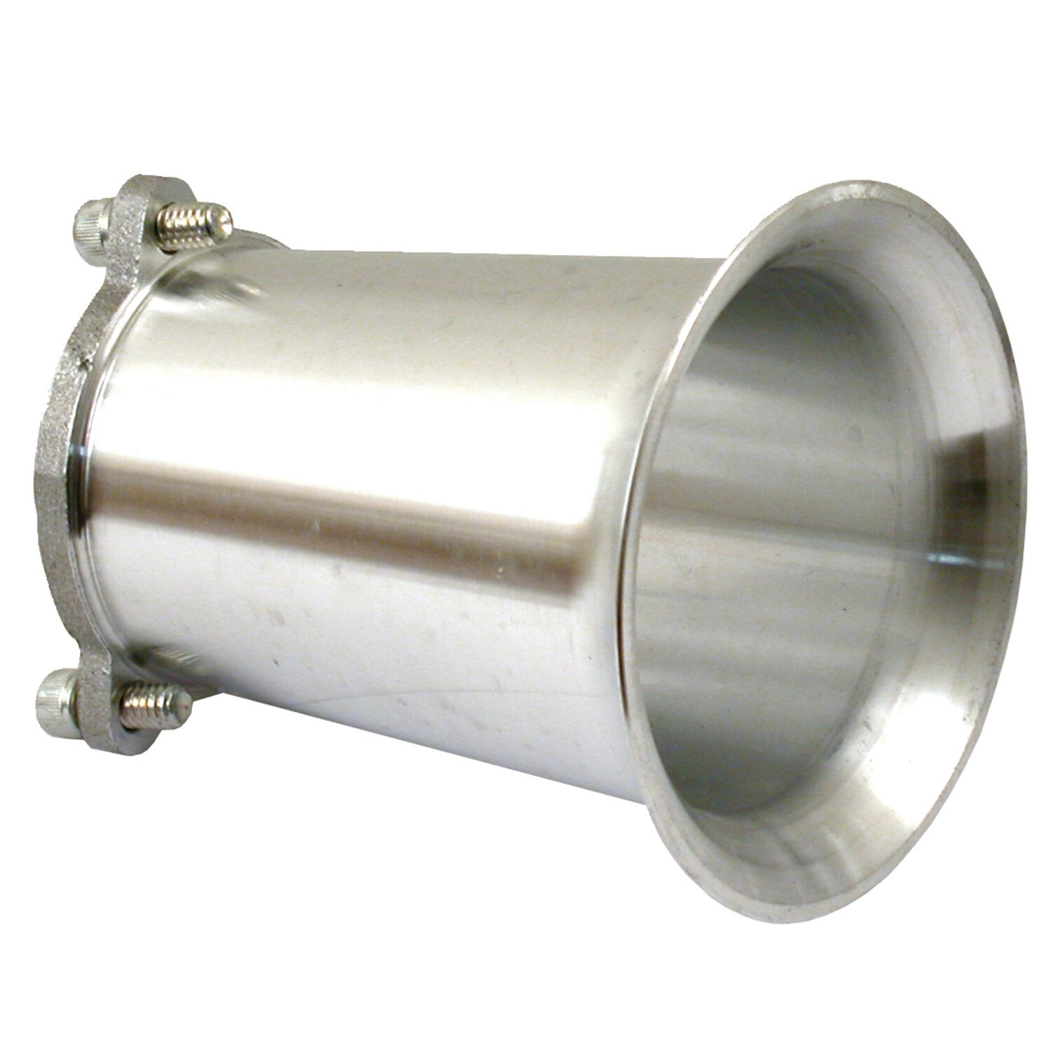 S&S, velocity stack, E/G carb. 4" long, Silver, Polished