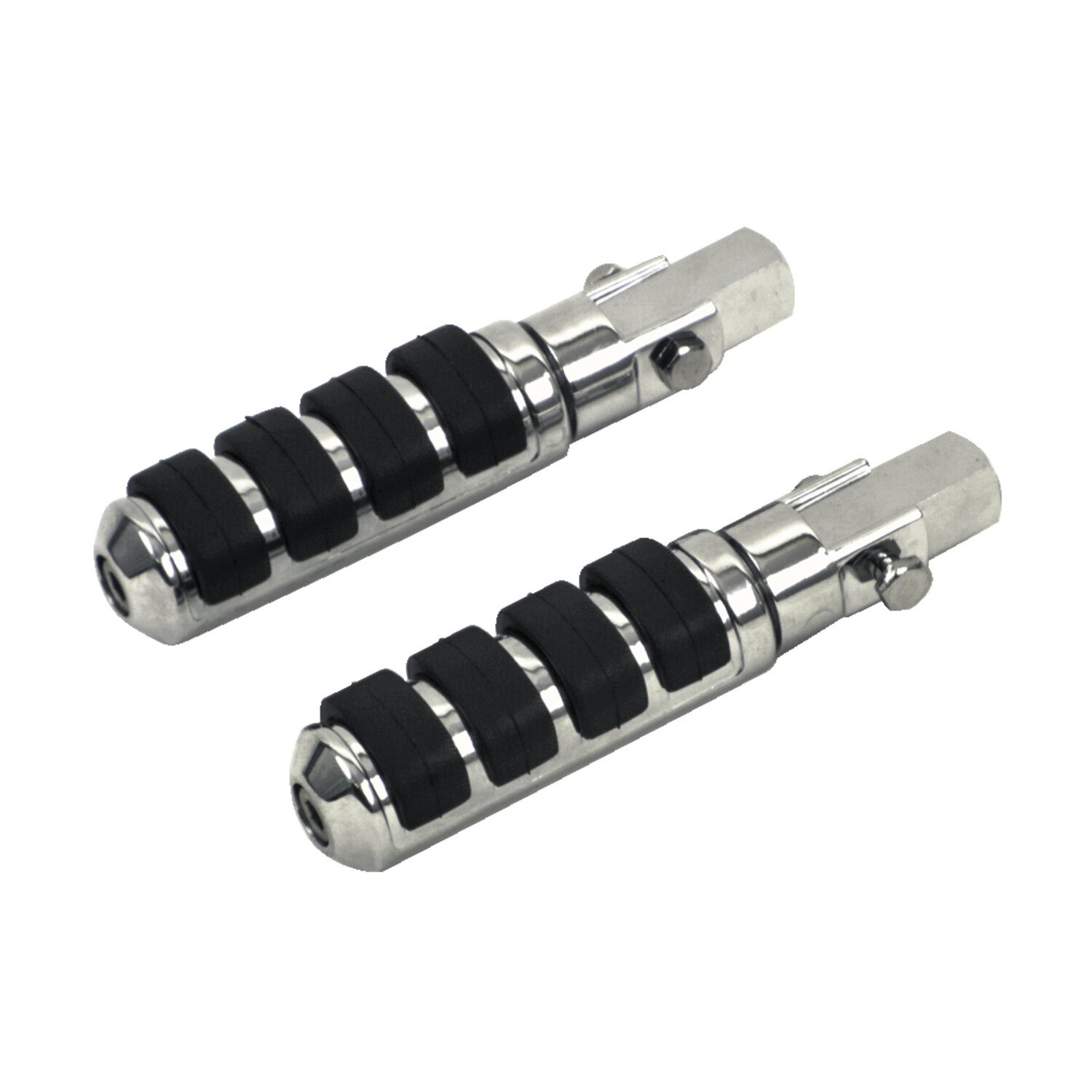 Passenger comfort peg kit. 3/8-24, Chrome