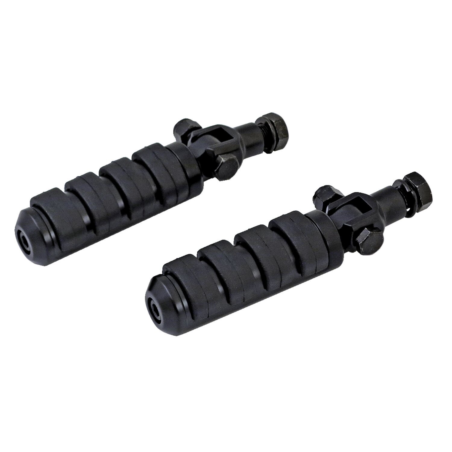 Comfort stud mount foot peg kit. 1/2-20, Black